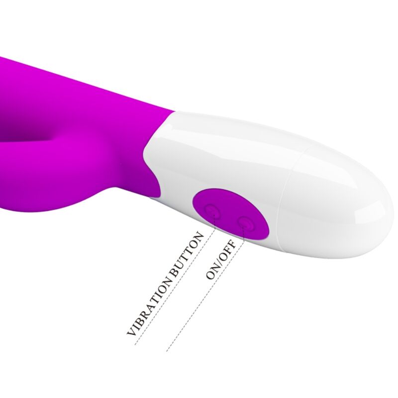 Pretty Love Centaur Vibrator Rabbit 30 Vibration Modes Purple