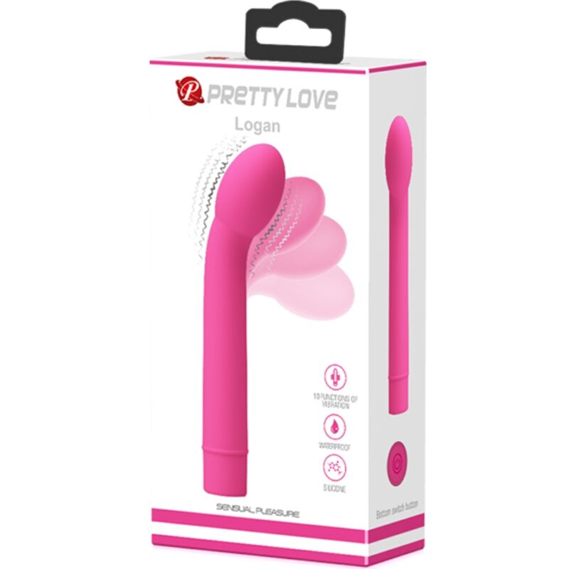 Pretty Love Logan G-Spot Vibrator 10 Vibrations Pink
