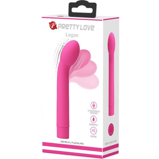Pretty Love Logan G-Spot Vibrator 10 Vibrations Pink