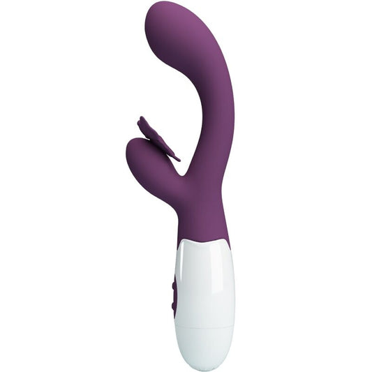Pretty Love Butterfly Kiss Rabbit Vibrator Purple