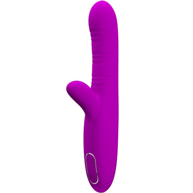 Pretty Love Angelique Multifunction Vibrator + Clitoris Stimulator Purple