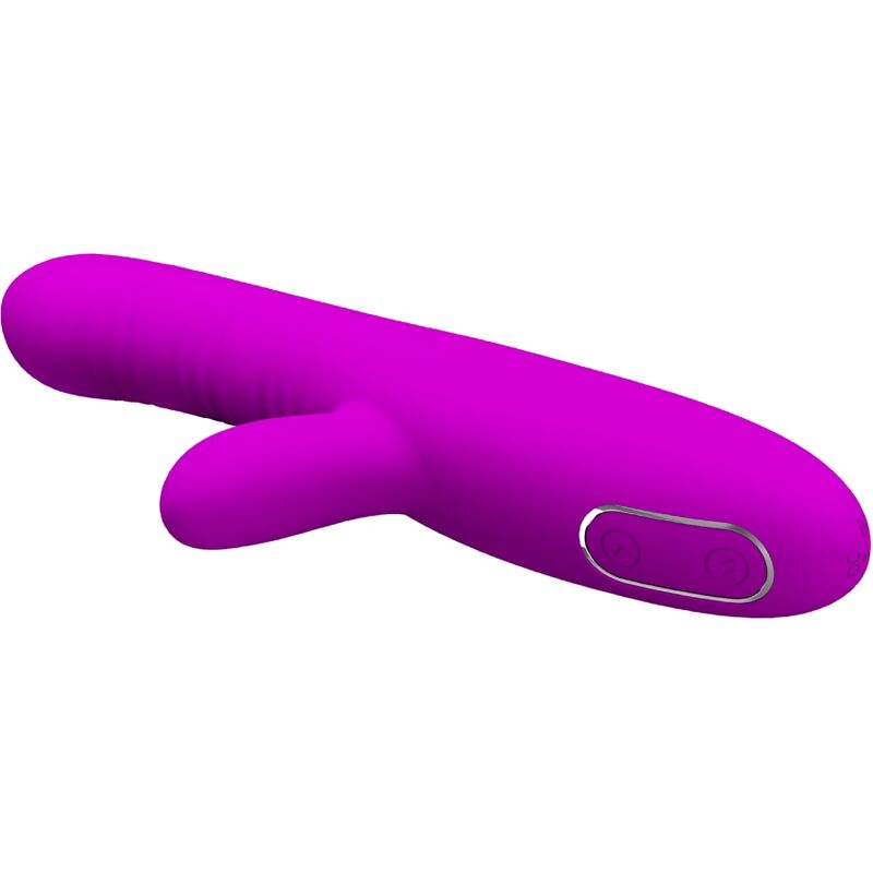 Pretty Love Angelique Multifunction Vibrator + Clitoris Stimulator Purple