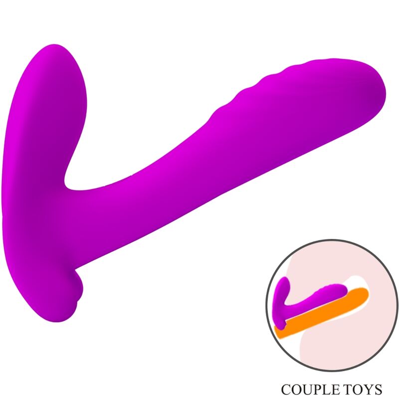 Pretty Love Massager & Vibrator 12 Vibrations Remote Control Purple