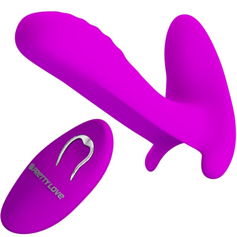 Pretty Love Massager & Vibrator 12 Vibrations Remote Control Purple