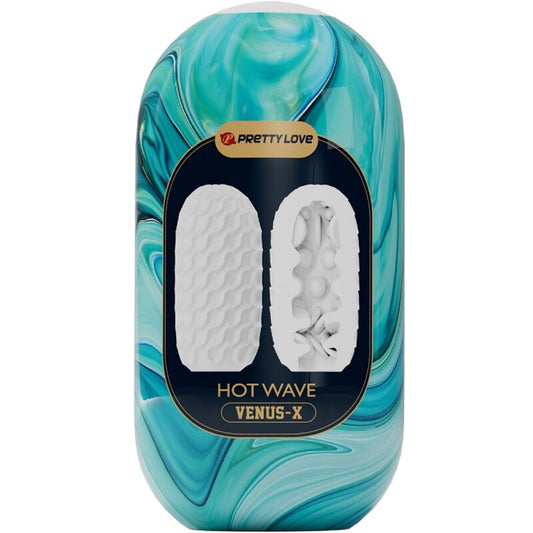 Pretty Love Hot Wave Silicone Male Masturbator White