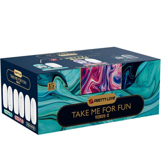 Pretty Love Venus X 15 Silicone Male Masturbators White