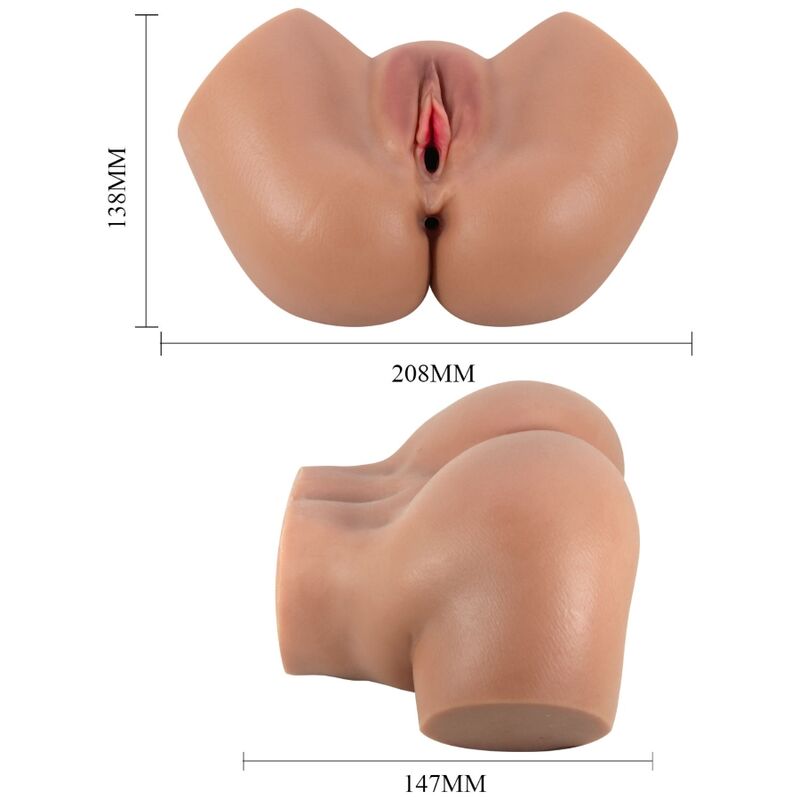 Crazy Bull Hailey Vibrator Butt With Realistic Vagina And Anus Mulatto Control Remoto