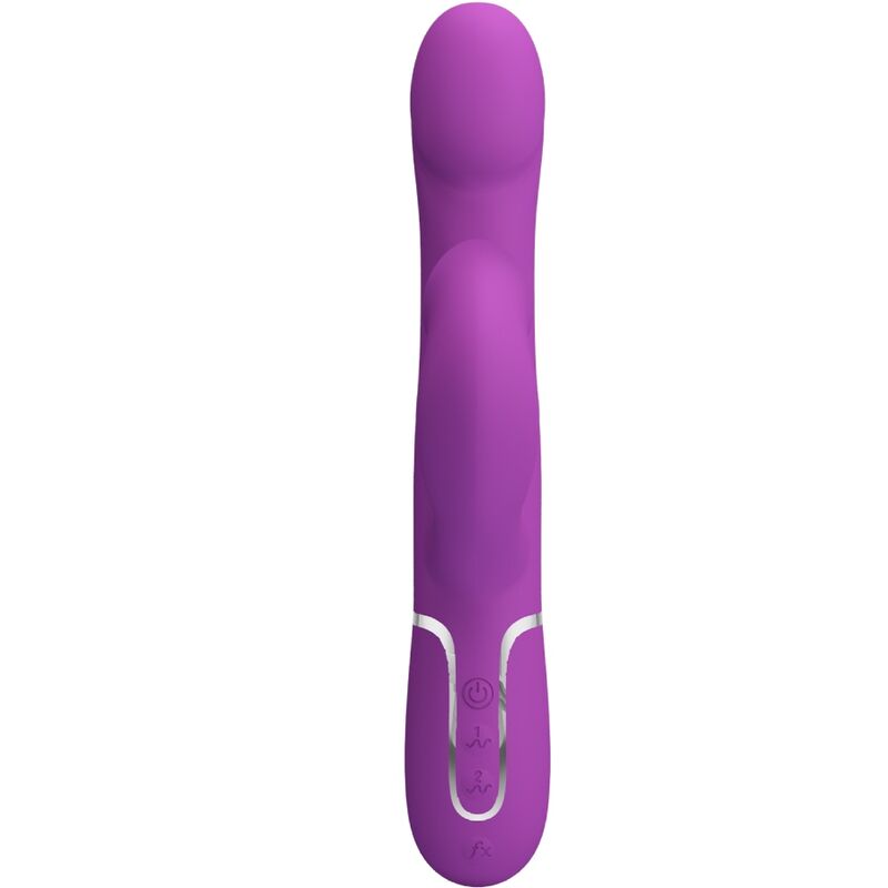 Pretty Love 4 In 1 Multifunction Vibrator & Stimulator Purple