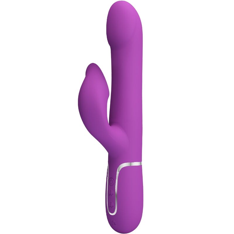 Pretty Love 4 In 1 Multifunction Vibrator & Stimulator Purple