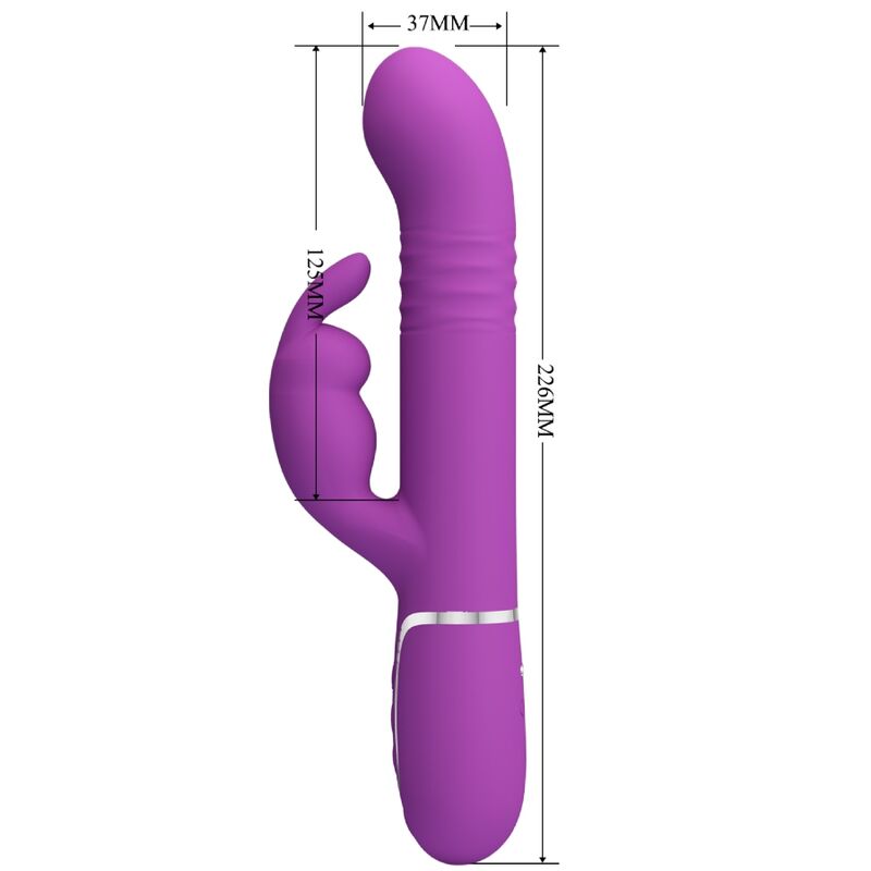 Pretty Love Coale 4 In 1 Multifunction Rabbit Vibrator Purple