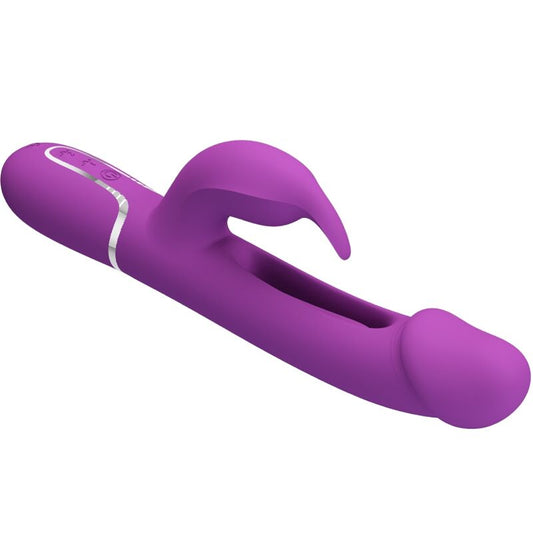 Pretty Love Kampas 3 In 1 Multifunction Rabbit Vibrator Purple