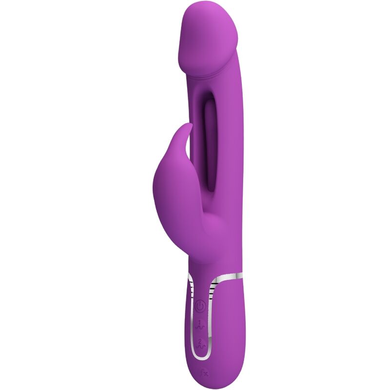Pretty Love Kampas 3 In 1 Multifunction Rabbit Vibrator Purple