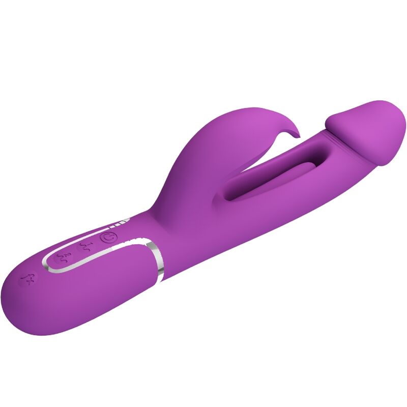 Pretty Love Kampas 3 In 1 Multifunction Rabbit Vibrator Purple