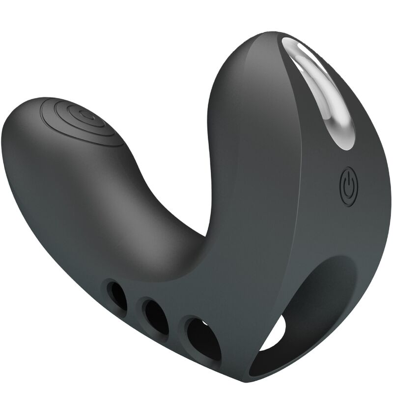 Pretty Love Camelia Finger Vibrator 7 Vibrations Black