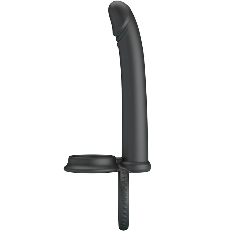 Pretty Love Dillion Double Penetration Double Cock Ring Black