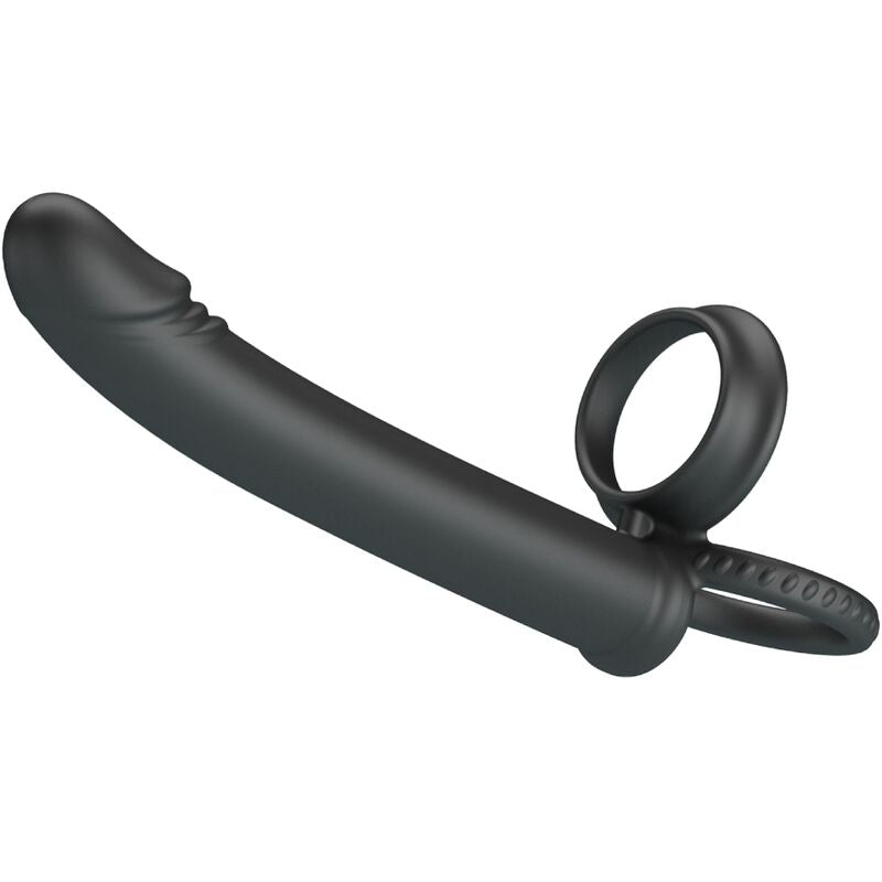 Pretty Love Dillion Double Penetration Double Cock Ring Black