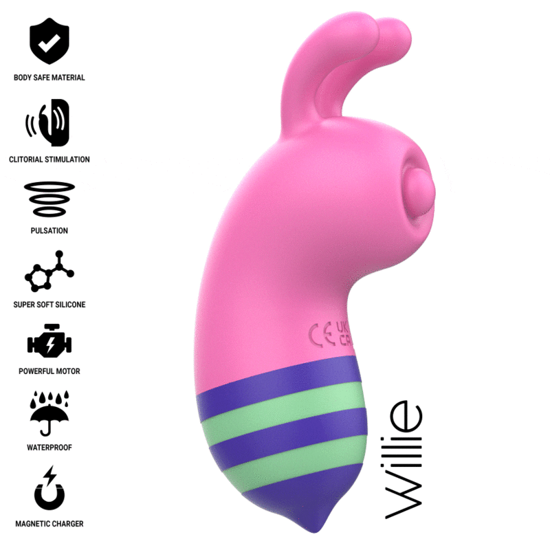 Intense Fun Intense - Willie Stimulator Bee Pink/Green