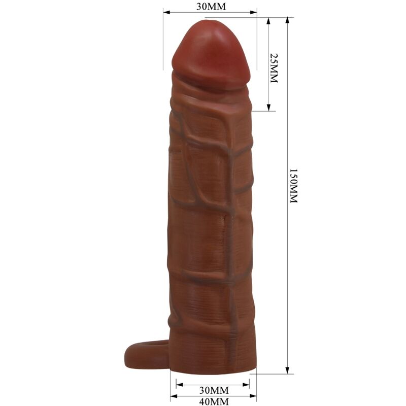 Pretty Love Kaile Penis Sleeve With 2.5 Cm Extension Mulatto
