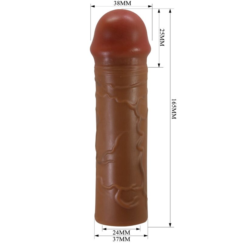 Pretty Love Nile Penis Sleeve With 2.5 Cm Extension Mulatto