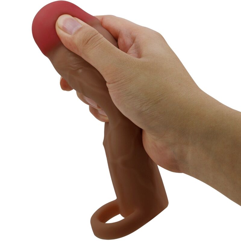 Pretty Love Hani Penis Sleeve With 5 Cm Extension Mulatto