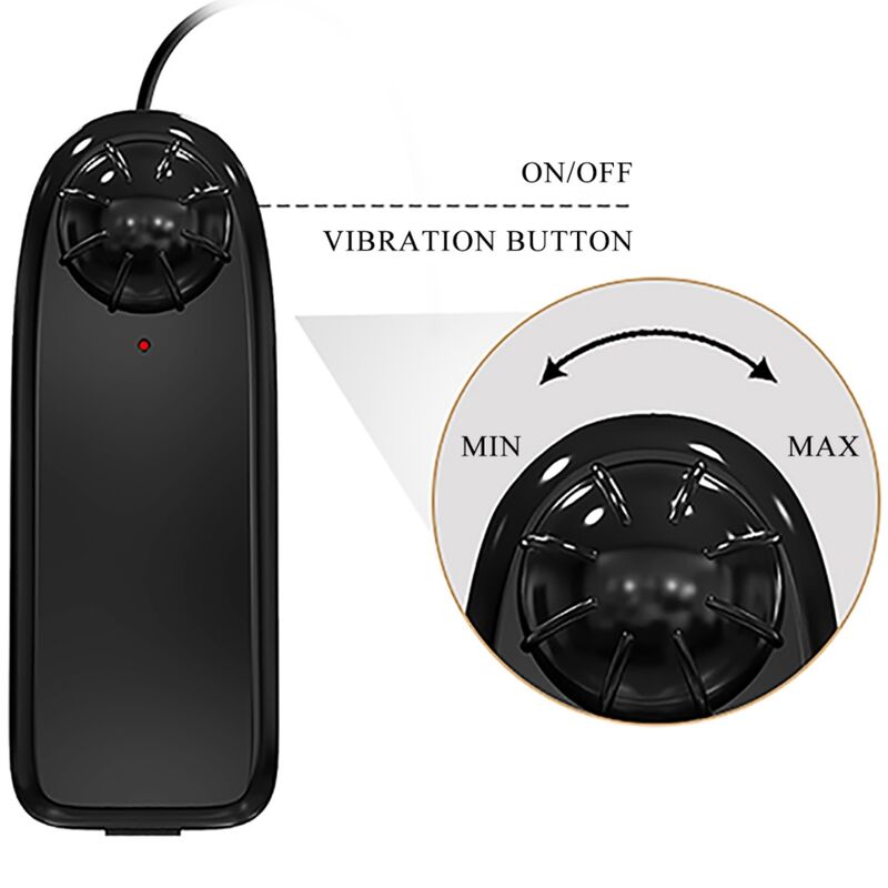 Baile Bahamut Realistic Vibrator 21.8 Cm Flesh Remote Control