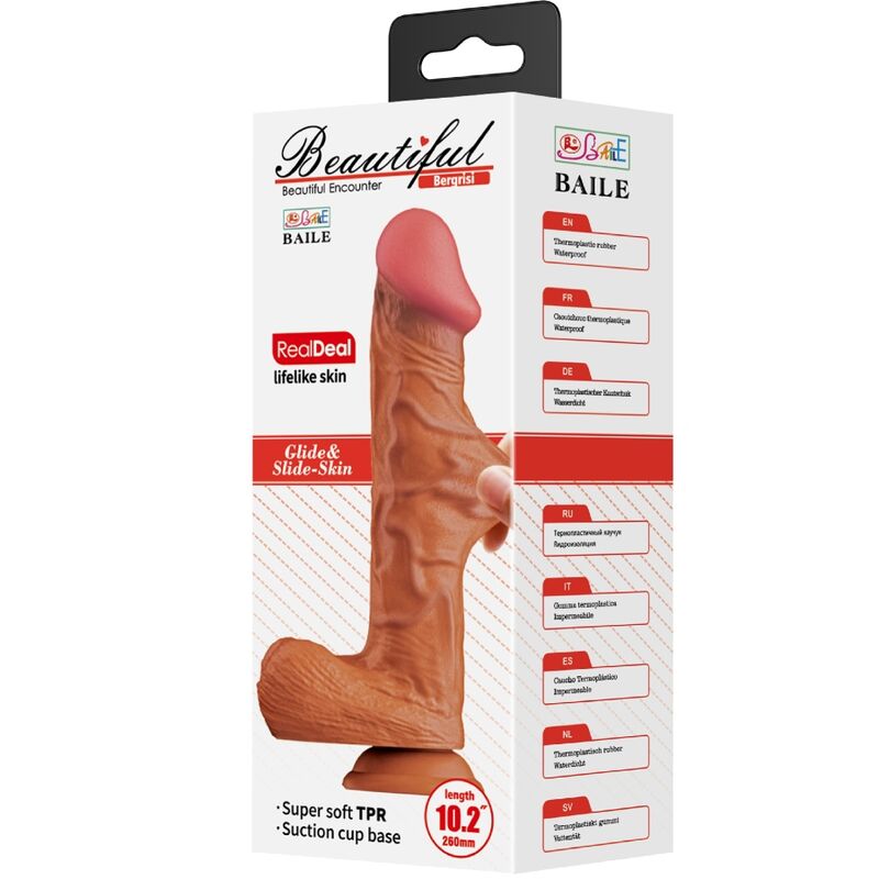 Baile Bergrisi Realistic Dildo 26 Cm Flesh