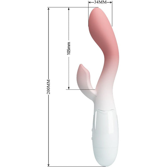 Pretty Love Brighty G-Spot Vibrator + Clitoris Stimulator 30 Vibrations Pink