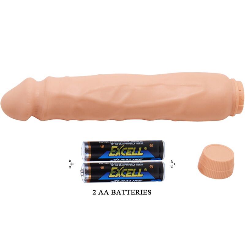 Baile Jack Realistic Vibrator 26 Cm Flesh