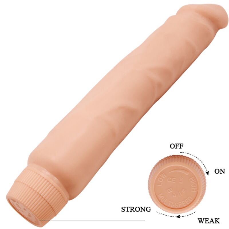 Baile Jack Realistic Vibrator 26 Cm Flesh