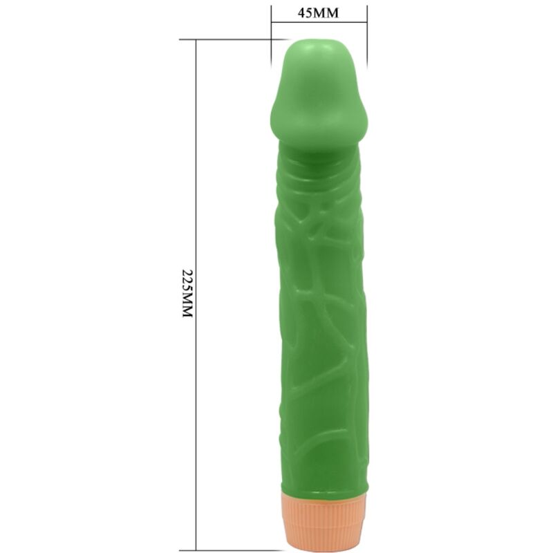 Baile Bill Realistic Vibrator 22.5 Cm Green