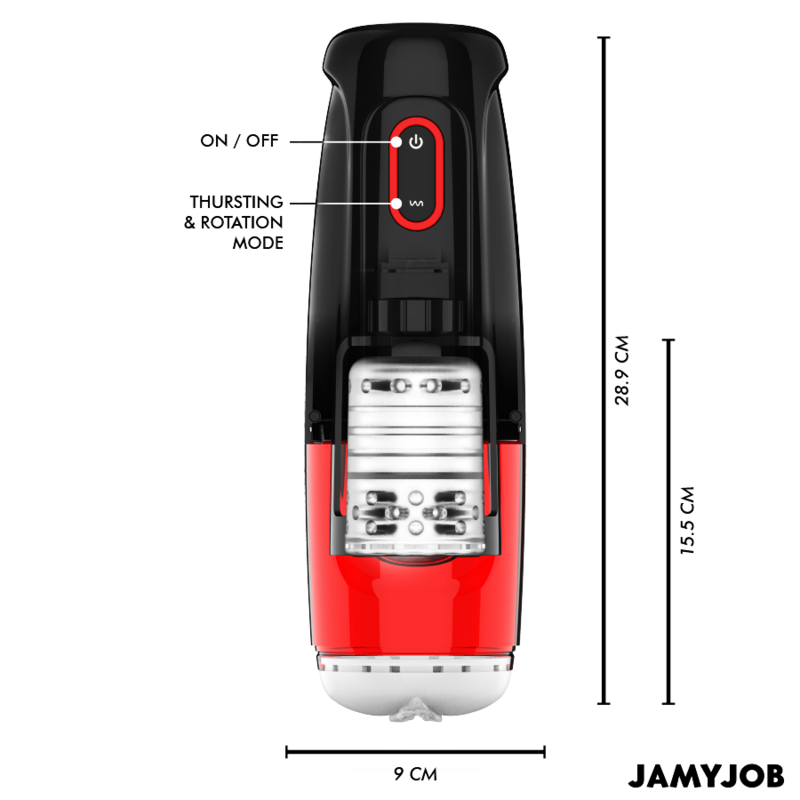 Jamyjob Storm Automatic Vagina Masturbator 10 Rotation And Thrust Modes
