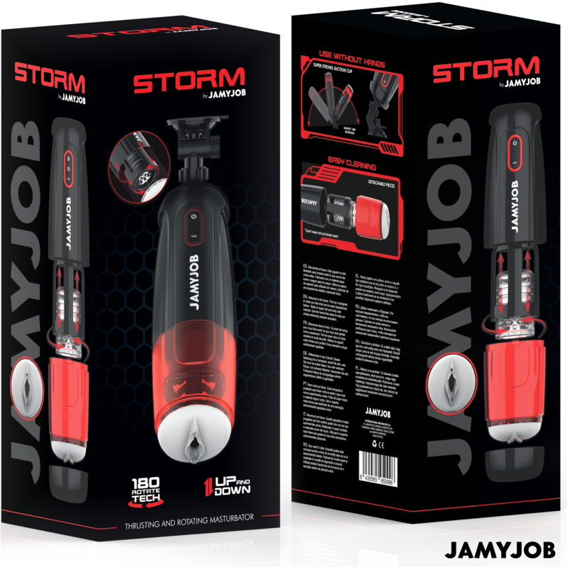 Jamyjob Storm Automatic Vagina Masturbator 10 Rotation And Thrust Modes