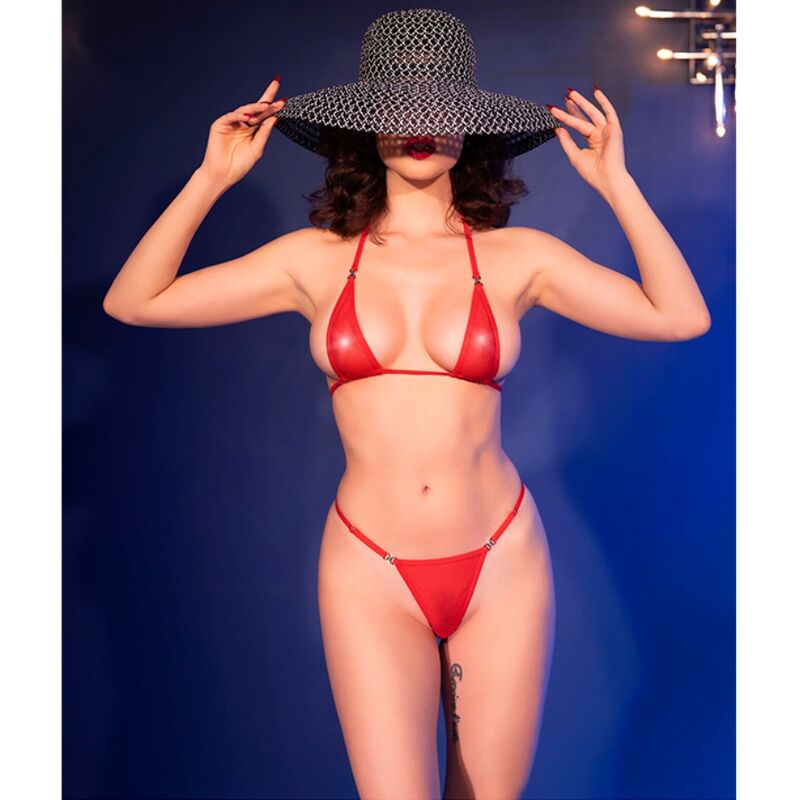 Chilirose Summer Chilirose - Cr 4840 Micro Bikini Red S/M