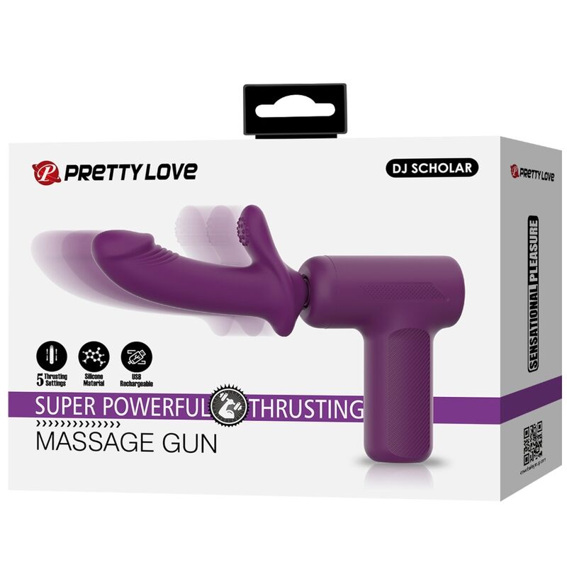 Pretty Love C-Type Pretty Love - Dj Scholar Massager 5 Settings Purple