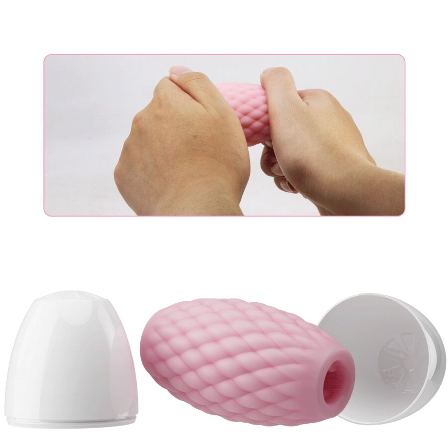 Pretty Love Athena Eros Silicone Male Masturbator Pink