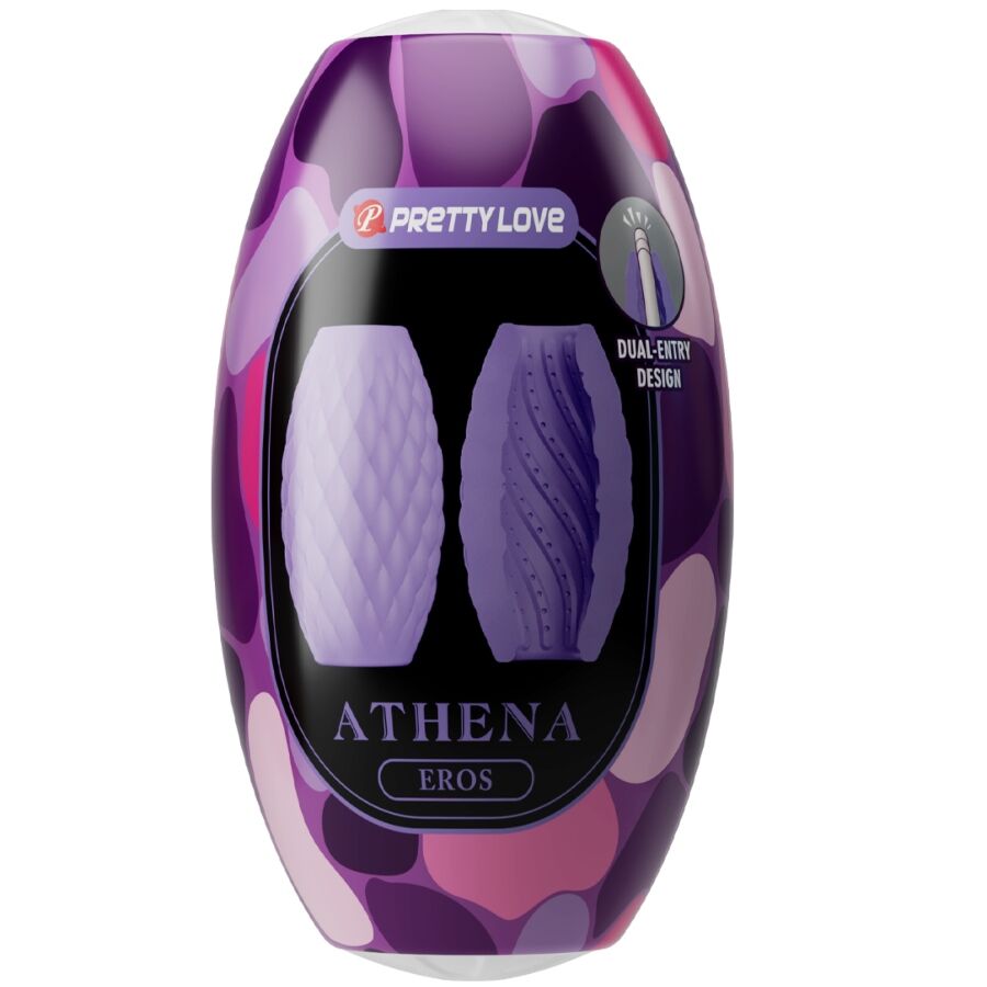 Pretty Love Athena Eros Silicone Male Masturbator Purple