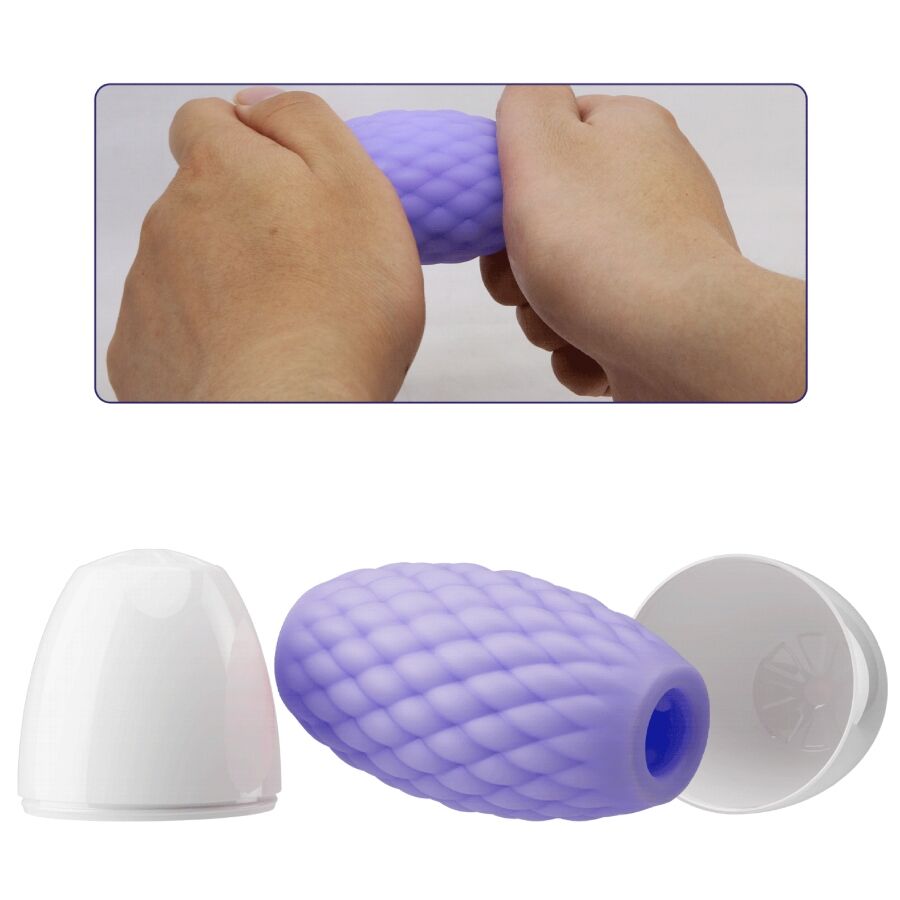 Pretty Love Athena Eros Silicone Male Masturbator Purple