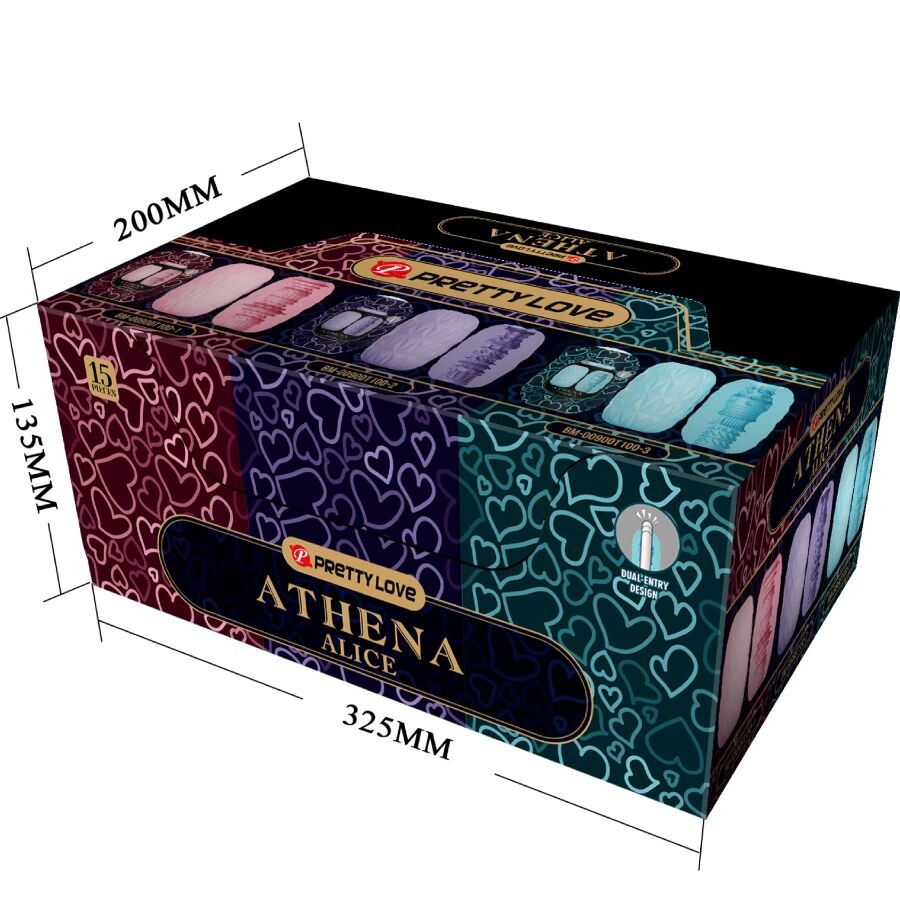 Pretty Love Athena Alice Pack 15 Various Male Masturbators