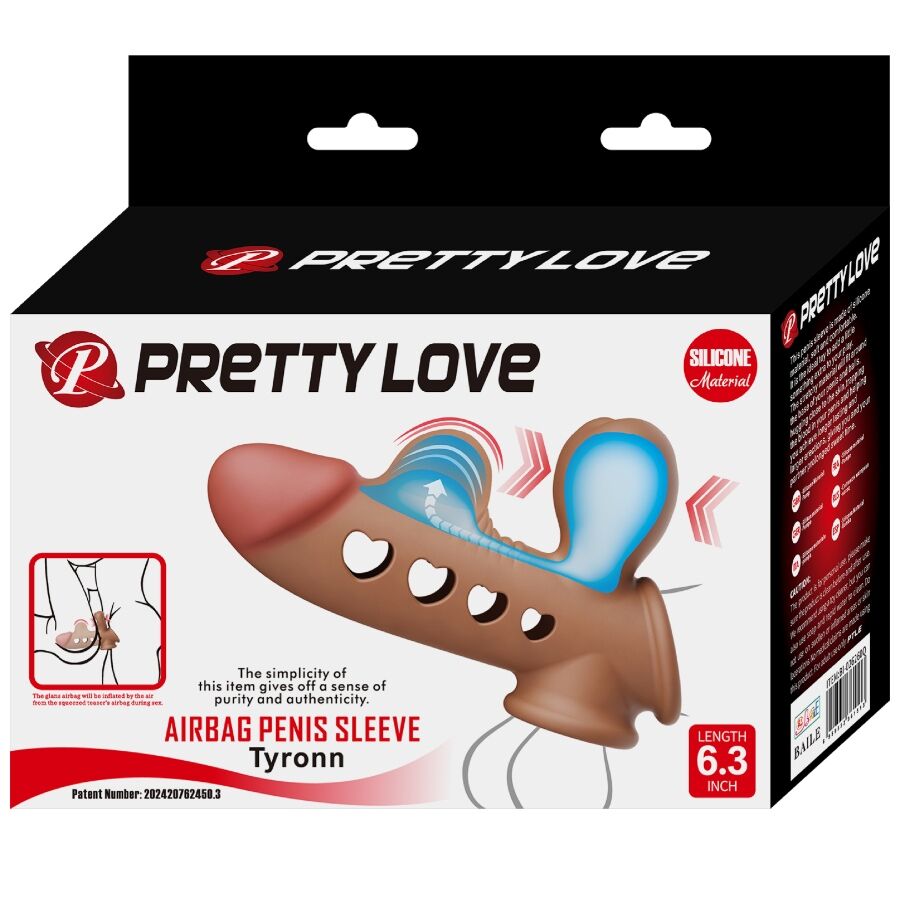 Pretty Love Tyronn Penis Sleeve With Airbag