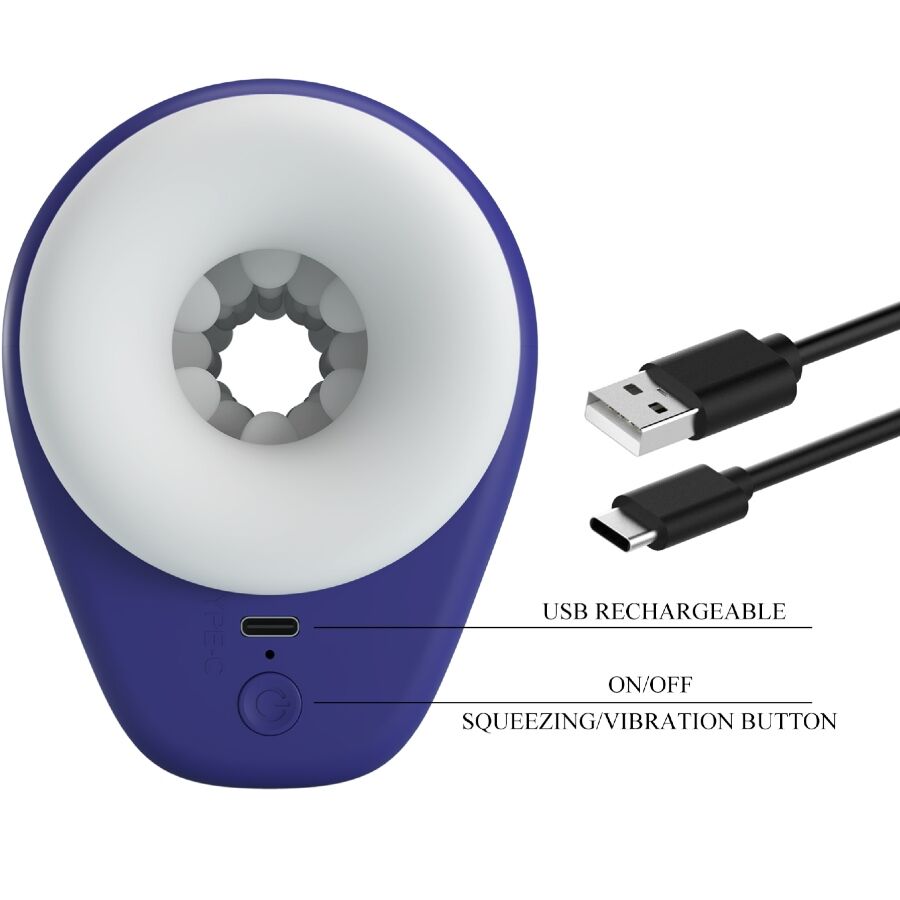 Pretty Love Male Pretty Love - Dj Lady Male Masturbator With Vibration 5 Settings Purple