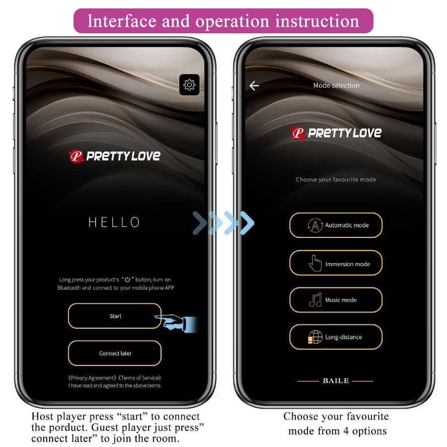 Pretty Love Smart Pretty Love - Leviathan App Controlled Vibrator Purple