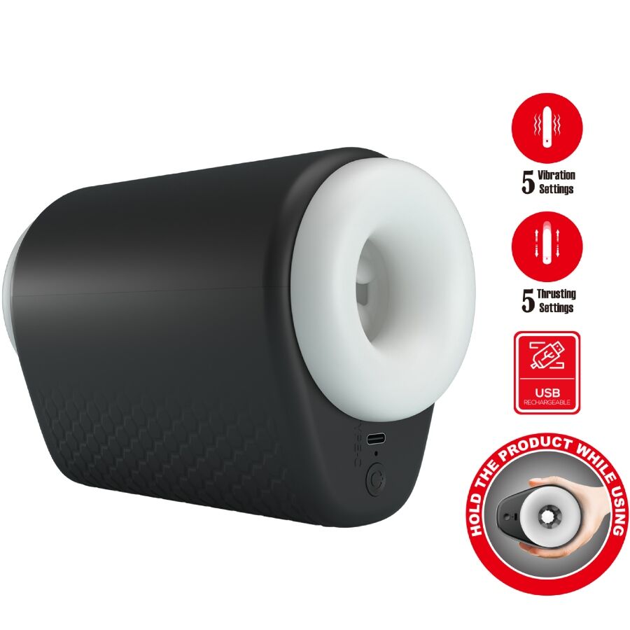 Pretty Love Male Pretty Love - Dj Girl Male Masturbator With Vibration 5 Settings Negro