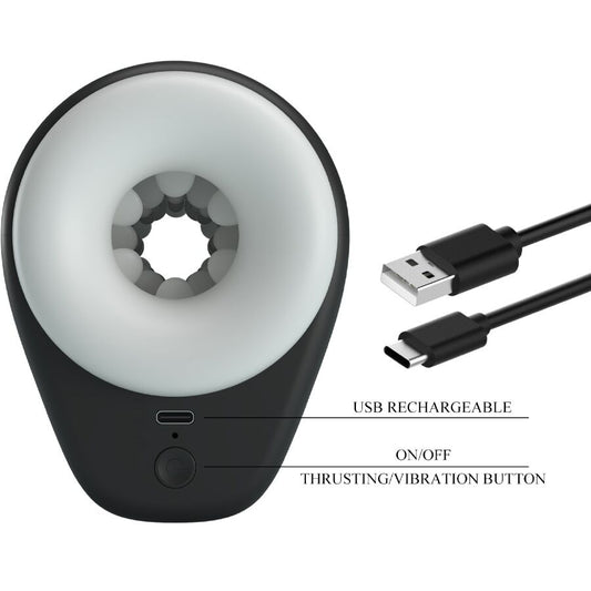 Pretty Love Male Pretty Love - Dj Girl Male Masturbator With Vibration 5 Settings Negro