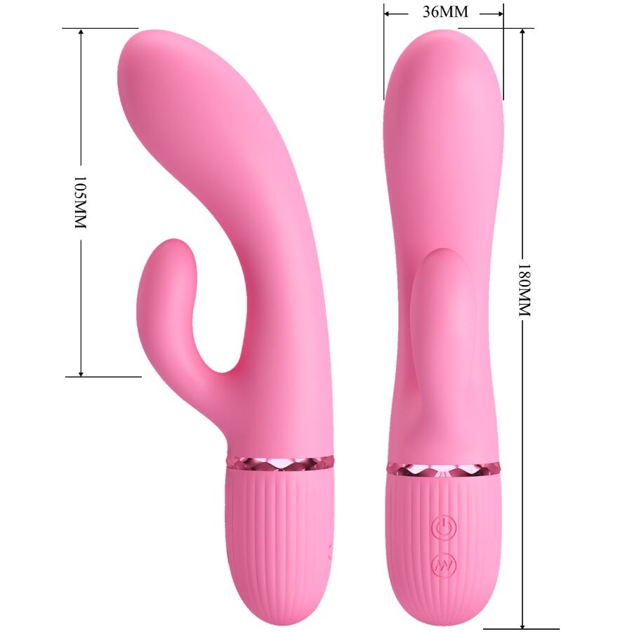 Pretty Love Flirtation Pretty Love - Marski Rabbit Vibrator & G-Spot Pink