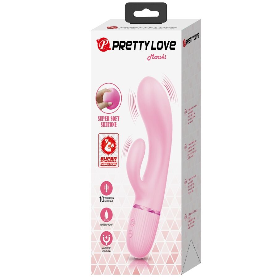 Pretty Love Flirtation Pretty Love - Marski Rabbit Vibrator & G-Spot Pink