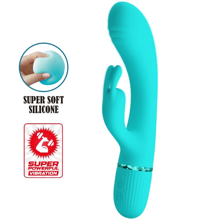 Pretty Love Flirtation Pretty Love - Scocco Vibrator Rabbit Turquoise