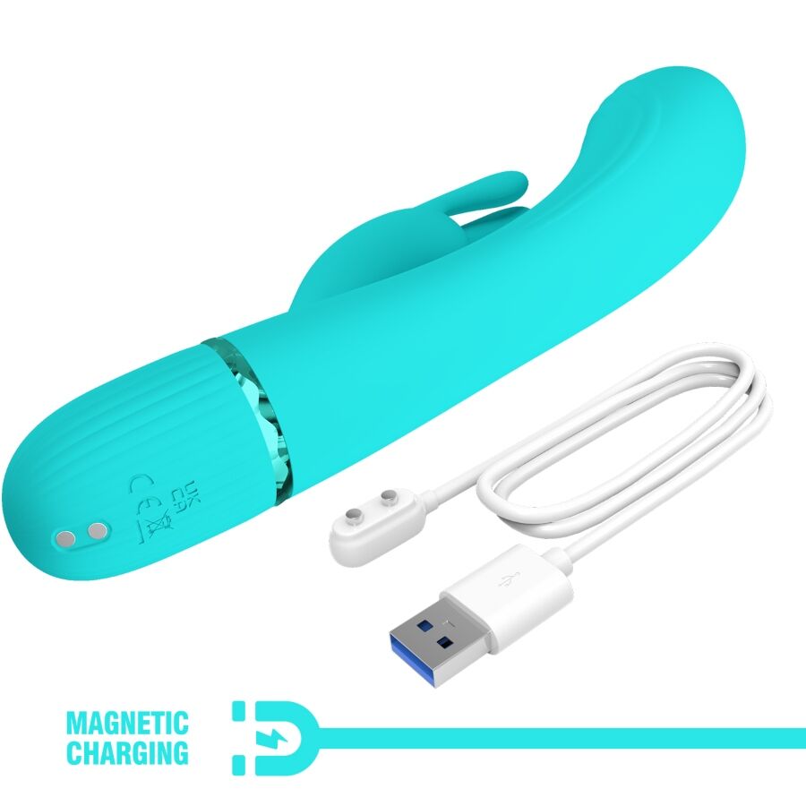 Pretty Love Flirtation Pretty Love - Scocco Vibrator Rabbit Turquoise