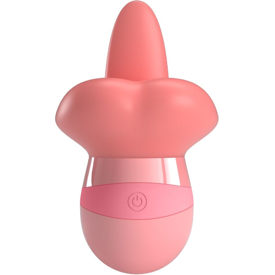 Pretty Love Kylee Tongue Clitoris Stimulator 10 Vibrations Nude Pink