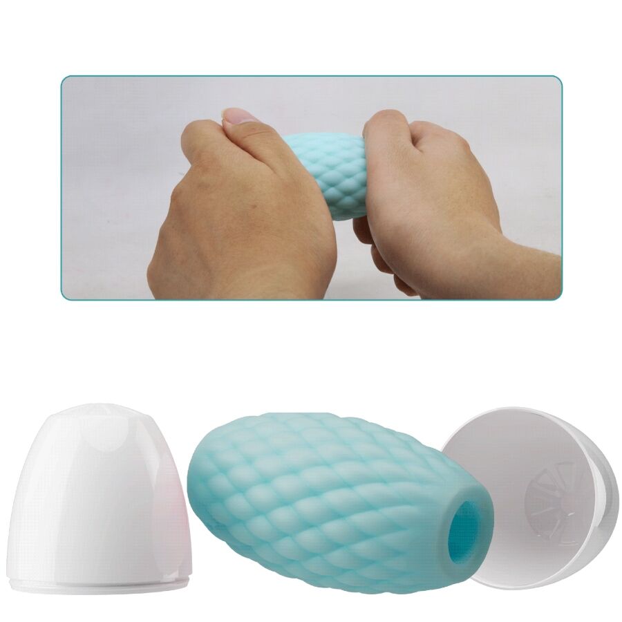 Pretty Love Athena Eros Silicone Male Masturbator Sky Blue