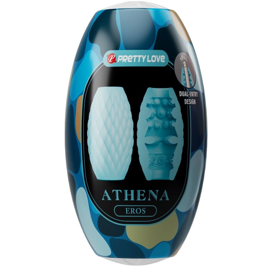 Pretty Love Athena Eros Silicone Male Masturbator Sky Blue